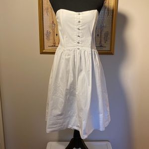 Vintage Corset Srapless dress M
